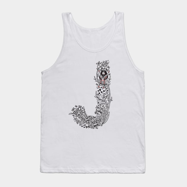 Letter J (Buu&Luu Alphabet) Tank Top by yuliia_bahniuk